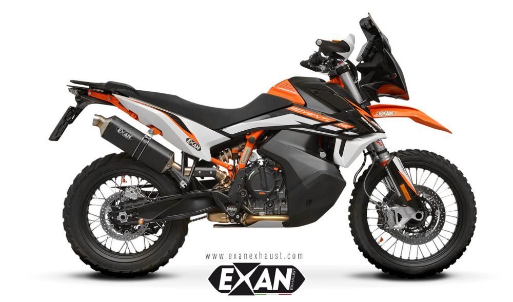 Exan-Exhaust-KTM 790 Adventure (2019 - 2020) - euro 4 -X-Rally-Carbonio