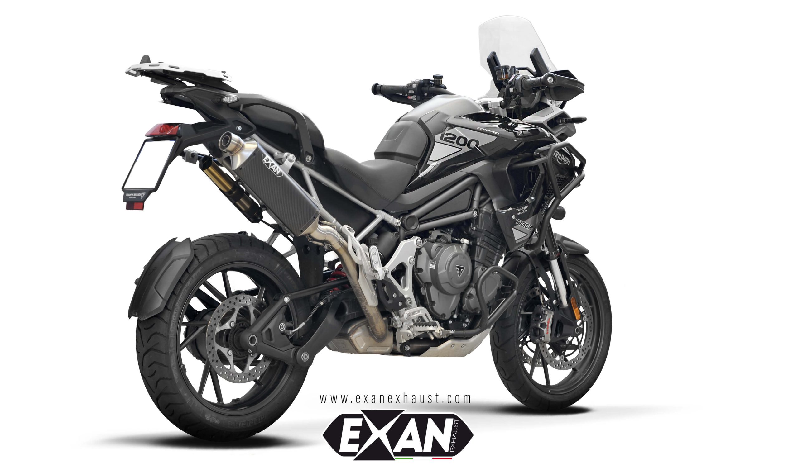 TRIUMPH TIGER 1200 PRO - RALLY - EXPLORER (2002-23)-exan-exhaust-x-rally-carbon-lateral