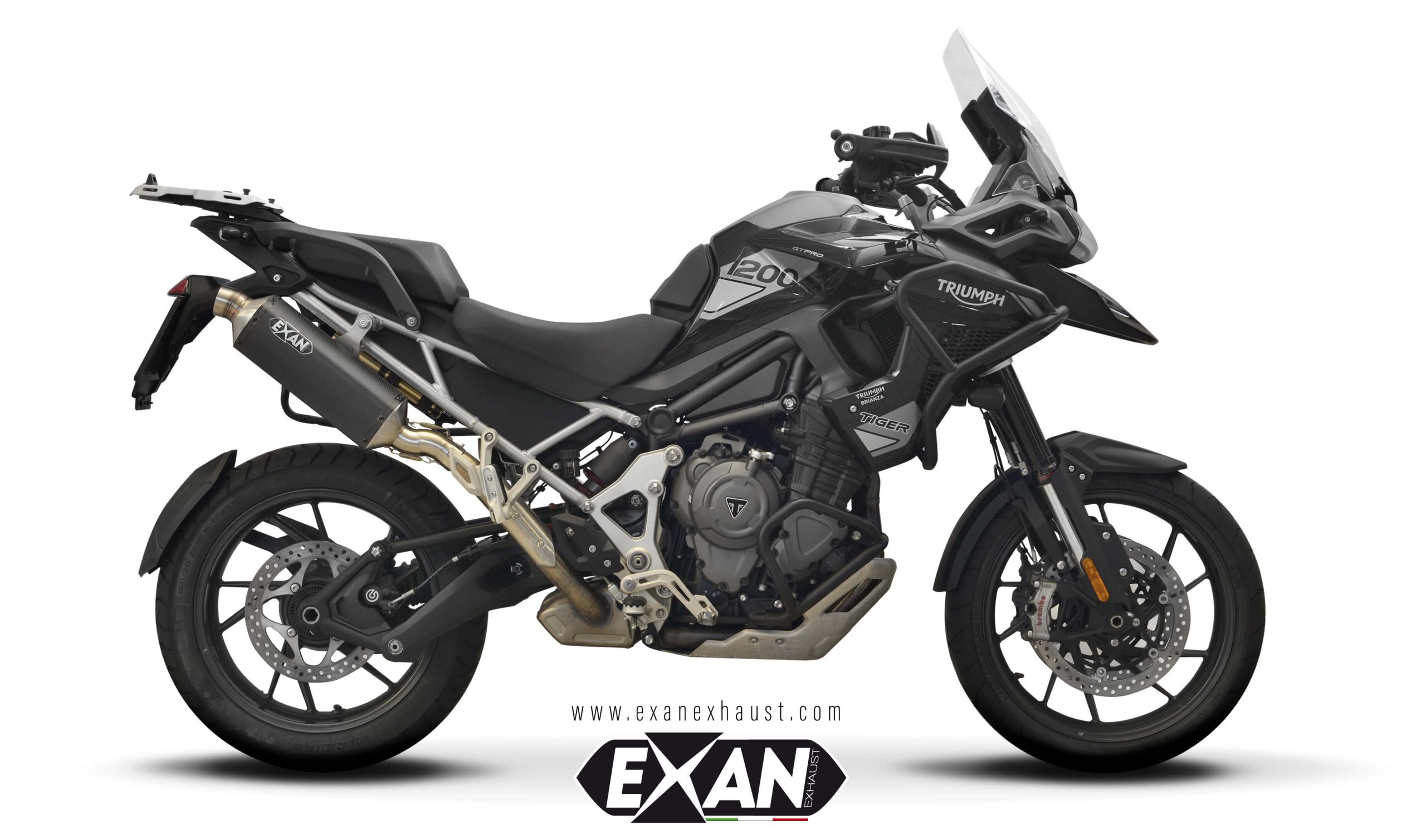 TRIUMPH TIGER 1200 PRO - RALLY - EXPLORER (2002-23)-exan-exhaust-x-rally-carbon