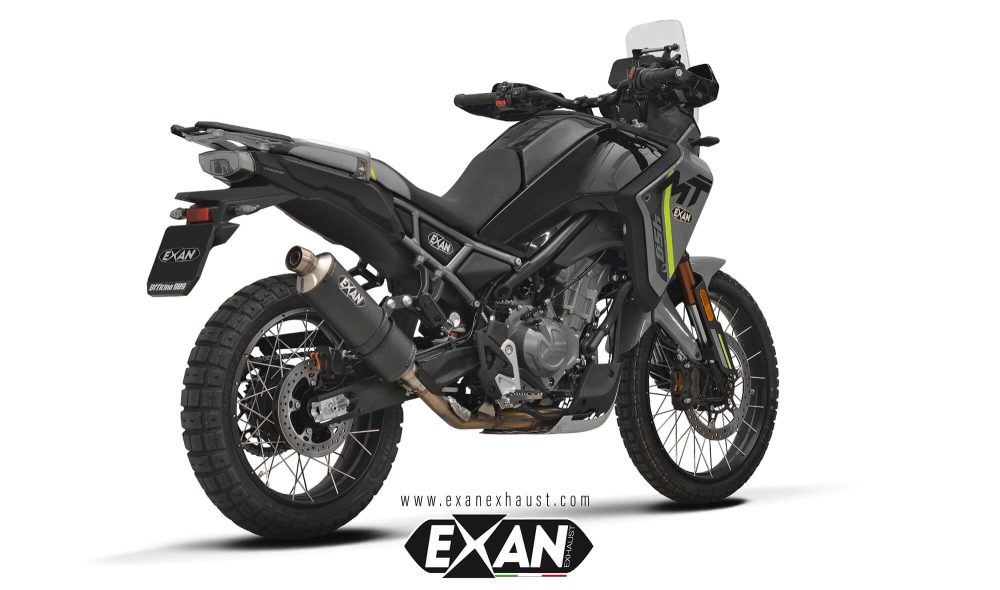 Exan-Exhaust-cf-moto-mt-450-ov-rally-carbonio-lateral