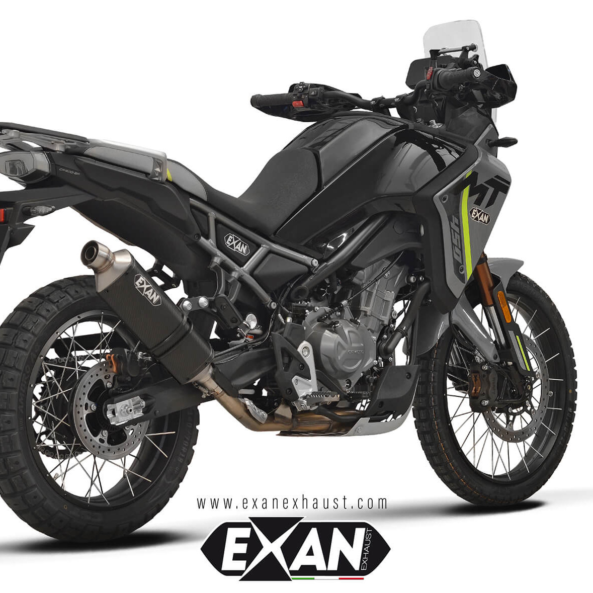 Exan-Exhaust-cf-moto-mt-450-x-rally-carbonio-lateral